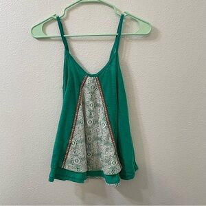 Wet seal tank top teal medium